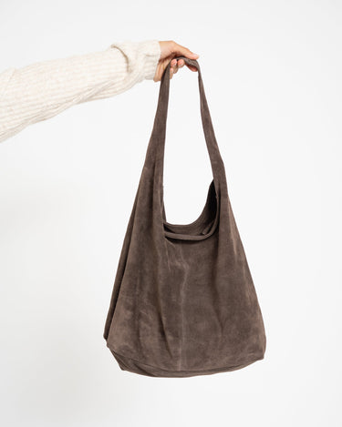 TILTIL Yuki Bag Dark Brown Suede - Things I Like Things I Love