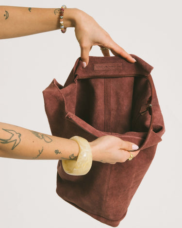 TILTIL Yuki Bag Nocture Suede Dark Purple - Things I Like Things I Love