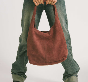 TILTIL Yuki Bag Nocture Suede Dark Purple - Things I Like Things I Love