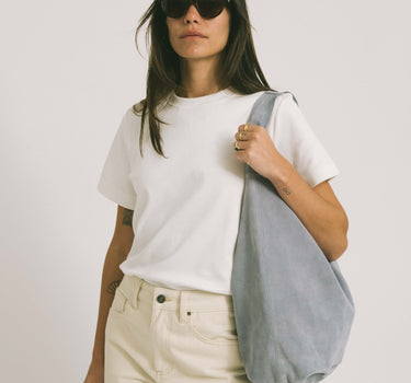 TILTIL Yuki Bag Suede Light Blue - Things I Like Things I Love