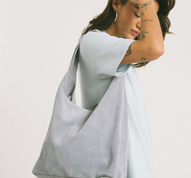 TILTIL Yuki Bag Suede Light Blue - Things I Like Things I Love