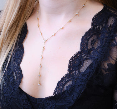 TILTIL Silver Zircon Ketting Goud