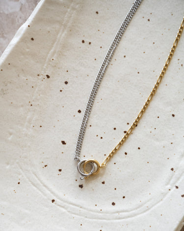 TILTL Statement Necklace Sid Silver&Gold - Things I Like Things I Love