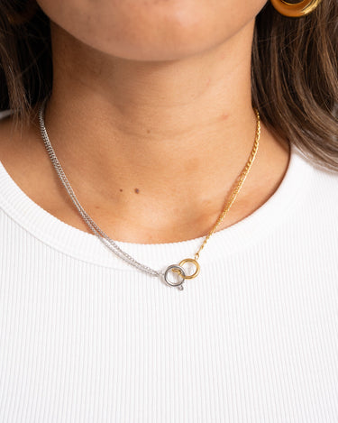 TILTL Statement Necklace Sid Silver&Gold - Things I Like Things I Love