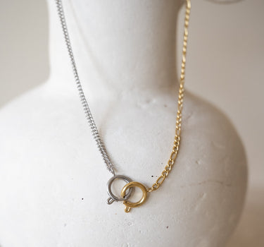 TILTL Statement Necklace Sid Silver&Gold - Things I Like Things I Love