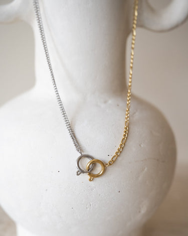 TILTL Statement Necklace Sid Silver&Gold - Things I Like Things I Love