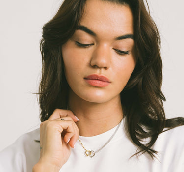 TILTL Statement Necklace Sid Silver&Gold - Things I Like Things I Love