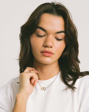 TILTL Statement Necklace Sid Silver&Gold - Things I Like Things I Love