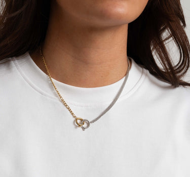 TILTL Statement Necklace Sid Silver&Gold - Things I Like Things I Love