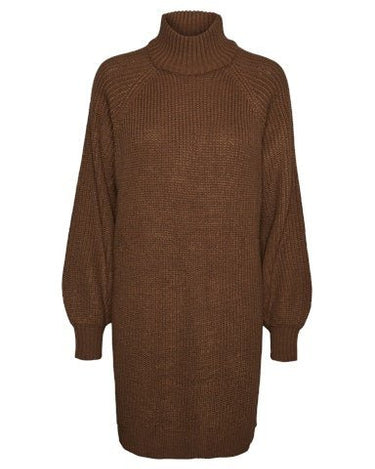 Timmy Knit Dress Brown - Things I Like Things I Love