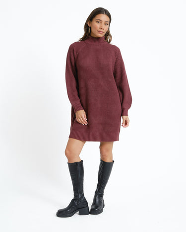 Timmy Knit Dress Fig - Things I Like Things I Love