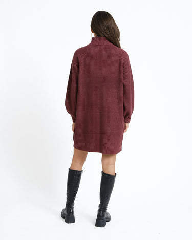 Timmy Knit Dress Fig - Things I Like Things I Love