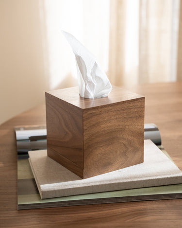 Tissue Box Walnut Brown - Things I Like Things I Love