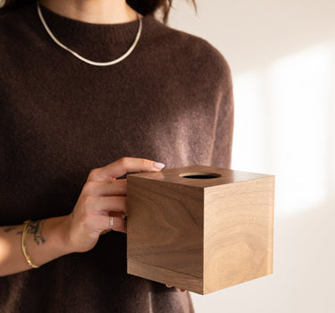 Tissue Box Walnut Brown - Things I Like Things I Love