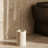 Toilet Brush Holder Pearl Travertine Look - Things I Like Things I Love