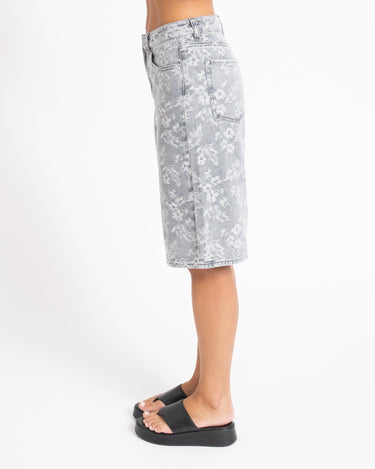 Tokyo Long Shorts Grey Denim - Things I Like Things I Love