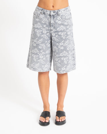 Tokyo Long Shorts Grey Denim - Things I Like Things I Love