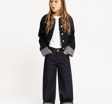 Tokyo Vega Fold Up GIRLS Dark Blue Denim - Things I Like Things I Love