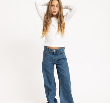Tokyo Wide Denim GIRLS Blue Denim - Things I Like Things I Love