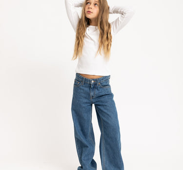 Tokyo Wide Denim GIRLS Blue Denim - Things I Like Things I Love