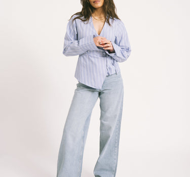 Tokyo Wide Denim Light Blue Denim - Things I Like Things I Love