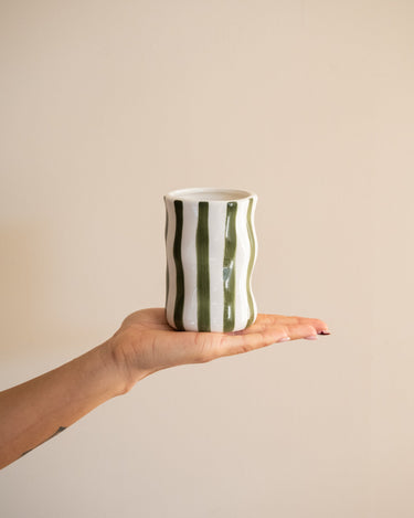 Toothbrush Holder Corfu Green - Things I Like Things I Love