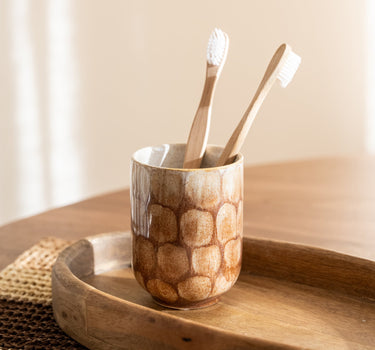 Toothbrush Holder Turtle Ceramic - Things I Like Things I Love