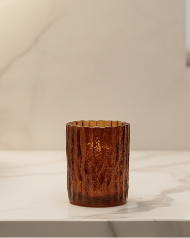 Toothbrush Holder Vintage Glass Brown - Things I Like Things I Love