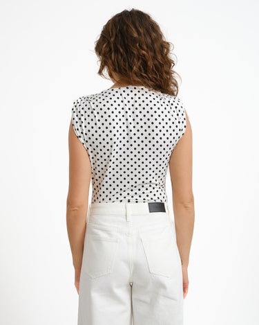 Top Romy Polka White - Things I Like Things I Love