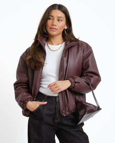 Topshop ARTHUR MULTI WEAR BAG Burgundy - Things I Like Things I Love