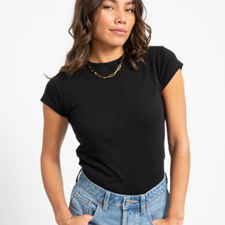 Topshop Everyday Top Black - Things I Like Things I Love