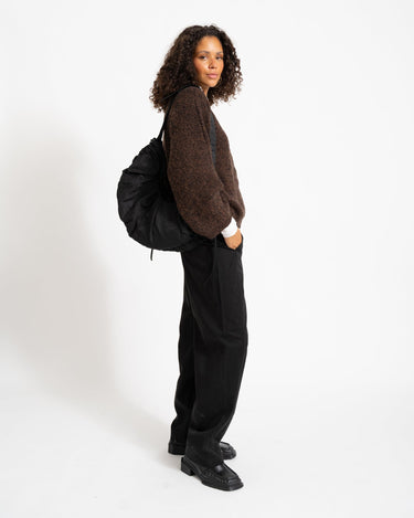 Topshop Rene Cardigan Chocolate Bruin - Things I Like Things I Love