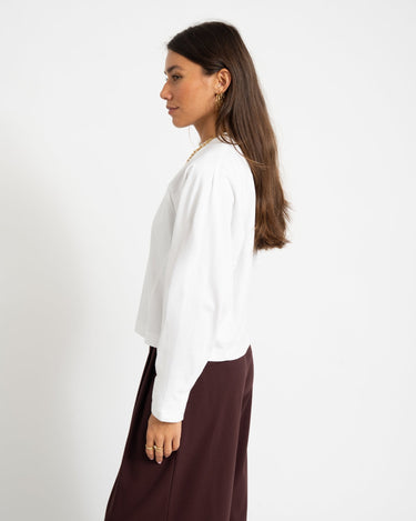 Topshop Rosa Reglan Cinch Cuff Tie Ivory Cream - Things I Like Things I Love