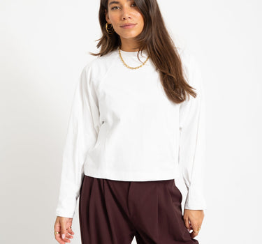 Topshop Rosa Reglan Cinch Cuff Tie Ivory Cream - Things I Like Things I Love