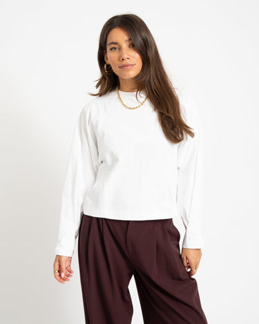 Topshop Rosa Reglan Cinch Cuff Tie Ivory Cream - Things I Like Things I Love