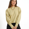Topshop Rosa Reglan Cinch Cuff Tie Pale Khaki - Things I Like Things I Love