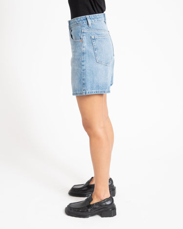 Topshop Vigga Denim Shorts Light Blue Denim - Things I Like Things I Love