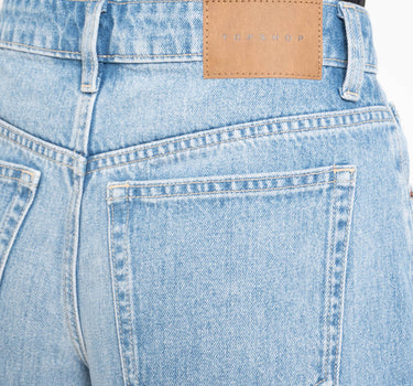 Topshop Vigga Denim Shorts Light Blue Denim - Things I Like Things I Love