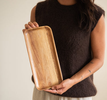 Tray Acacia Wood - Things I Like Things I Love