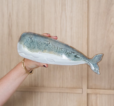 Tray Ceramic Whale - Things I Like Things I Love