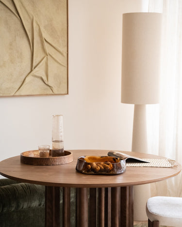 Tray Glass Smoked Amber - Things I Like Things I Love