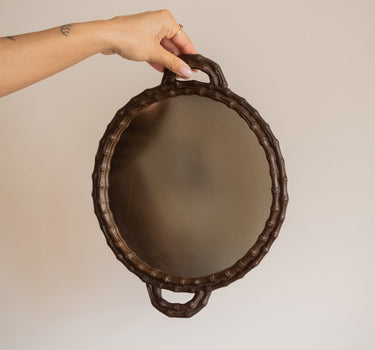 Tray Mirror Bamboo Brown - Things I Like Things I Love