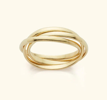 Triple Band Ring Gold - Things I Like Things I Love