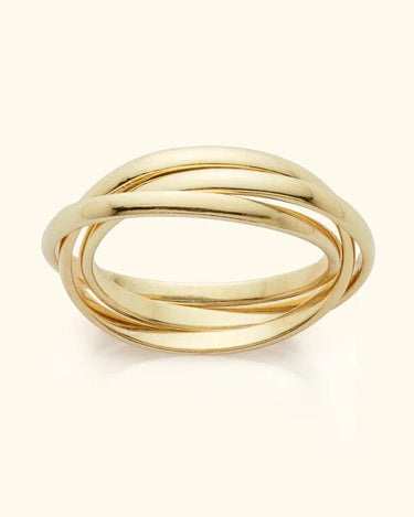 Triple Band Ring Gold - Things I Like Things I Love