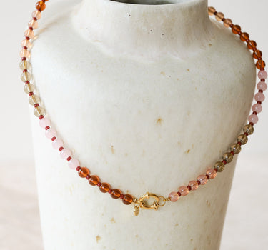 Truffle Punch Necklace Gold Multi - Things I Like Things I Love