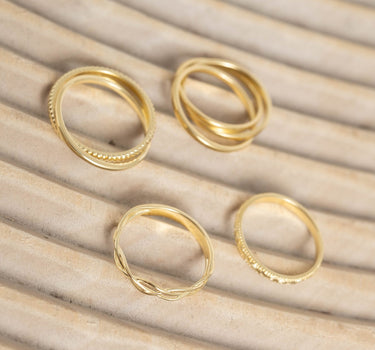 Twisted Elegant Ring Gold - Things I Like Things I Love