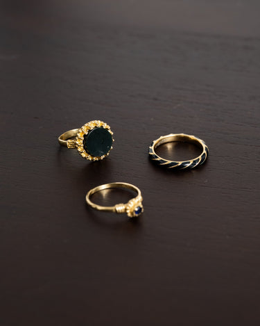 Twisty Ring Black Gold - Things I Like Things I Love