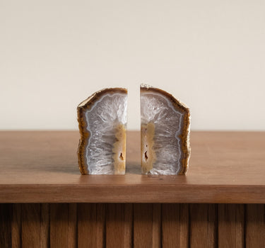 Unique Bookend Agate Stone Medium - Things I Like Things I Love