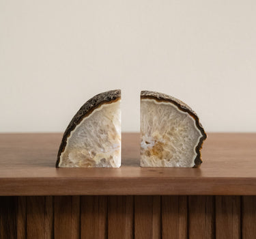 Unique Bookend Agate Stone Medium - Things I Like Things I Love