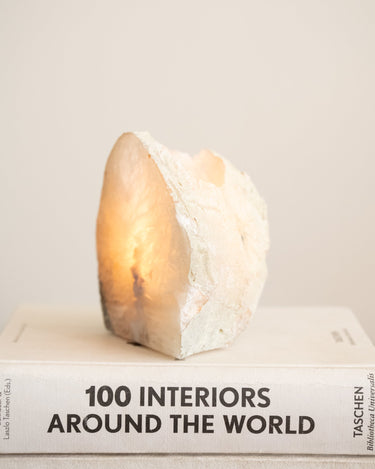 Unique Tealight Holder Agate Stone Light - Things I Like Things I Love